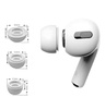 TECH-PROTECT EAR TIPS 3-PACK APPLE AIRPODS PRO 1 / 2 BLACK