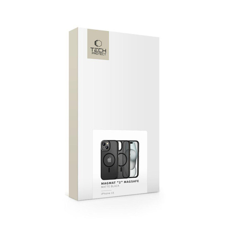 TECH-PROTECT MAGMAT ”2” MAGSAFE IPHONE 15 MATTE BLACK