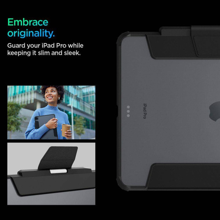 SPIGEN ULTRA HYBRID ”PRO” IPAD PRO 13” 7 / 2024 BLACK