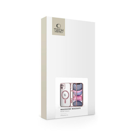 TECH-PROTECT MAGSHINE MAGSAFE IPHONE 11 ROSE GOLD