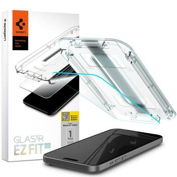 SZKŁO HARTOWANE SPIGEN GLAS.TR ”EZ FIT” IPHONE 15 / 16 CLEAR