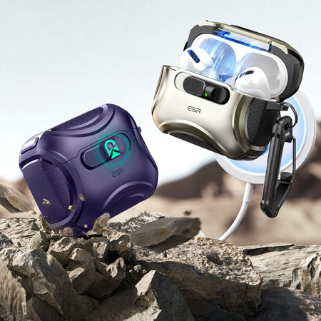 ESR CYBER FLICKLOCK HALOLOCK MAGSAFE APPLE AIRPODS PRO 3 PURPLE