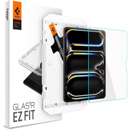 SZKŁO HARTOWANE SPIGEN GLAS.TR ”EZ FIT” IPAD PRO 13” 7 / 2024 CLEAR