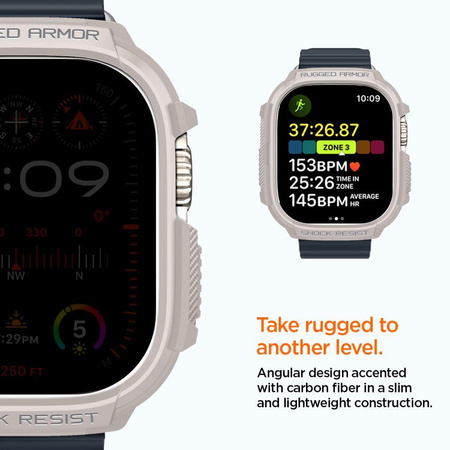 SPIGEN RUGGED ARMOR APPLE WATCH ULTRA 1 / 2 / 3 (49 MM) DUNE BEIGE