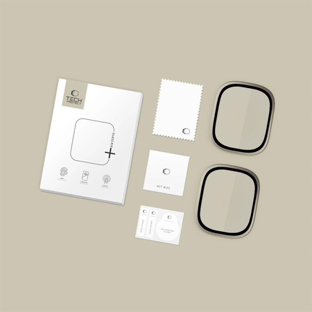 SZKŁO HARTOWANE TECH-PROTECT GLASS RING 2-PACK APPLE WATCH ULTRA 1 / 2 (49 MM) TITANIUM
