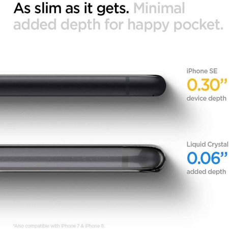 SPIGEN LIQUID CRYSTAL IPHONE 7 / 8 / SE 2020 / 2022 CRYSTAL CLEAR