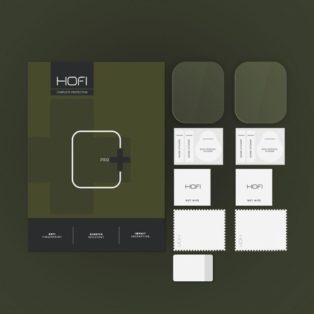 FOLIA HYDROŻELOWA HOFI HYDROFLEX PRO+ 2-PACK APPLE WATCH 10 / 11 (46 MM) CLEAR