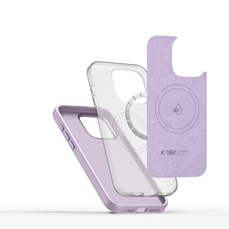 TECH-PROTECT SILICONE PURE MAGSAFE IPHONE 15 PRO MAUVE