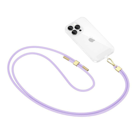 TECH-PROTECT C2S ROPE CROSSBODY STRAP LAVENDER/GOLD