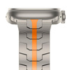 TECH-PROTECT STAINLESS LINE APPLE WATCH 8 / 9 / 10 / 11 / SE / ULTRA (44 / 45 / 46 / 49 MM) TITANIUM/ORANGE
