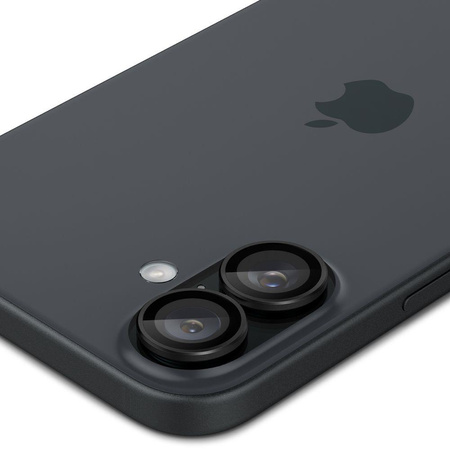 OSŁONA APARATU SPIGEN OPTIK PRO GLAS.TR ”EZ FIT” CAMERA PROTECTOR 2-PACK IPHONE 16 / 16 PLUS / 17 BLACK