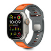 TECH-PROTECT ICONBAND LINE APPLE WATCH 8 / 9 / 10 / 11 / SE / ULTRA (44 / 45 / 46 / 49 MM) GREY/ORANGE
