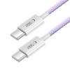 TECH-PROTECT ULTRABOOST LITE TYPE-C CABLE PD60W/3A 100CM MAUVE