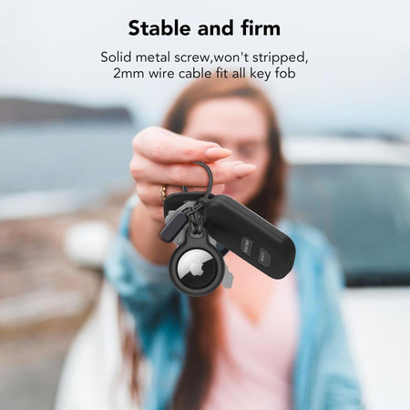 TECH-PROTECT ROUGH CHAIN 2-PACK APPLE AIRTAG 1 / 2 BLACK