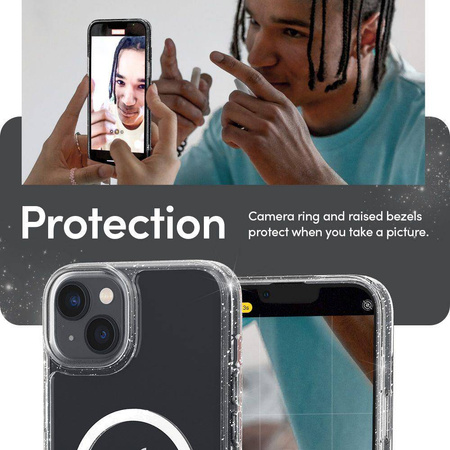 SPIGEN CYRILL SHINE MAG MAGSAFE IPHONE 14 PLUS / 15 PLUS GLITTER CLEAR
