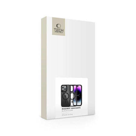 TECH-PROTECT MAGMAT MAGSAFE IPHONE 15 PRO BLACK/CLEAR