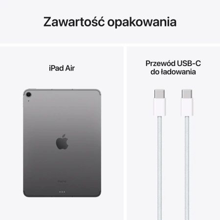 APPLE iPad Air 11" Wi-Fi + Cellular 256GB - Gwiezdna szarość