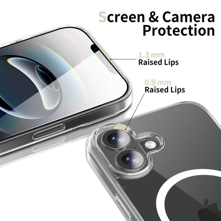 TECH-PROTECT FLEXAIR HYBRID MAGSAFE IPHONE 17 CLEAR