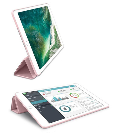 TECH-PROTECT SMARTCASE IPAD 9.7” 5 / 6 / 2017-2018 ROSE GOLD