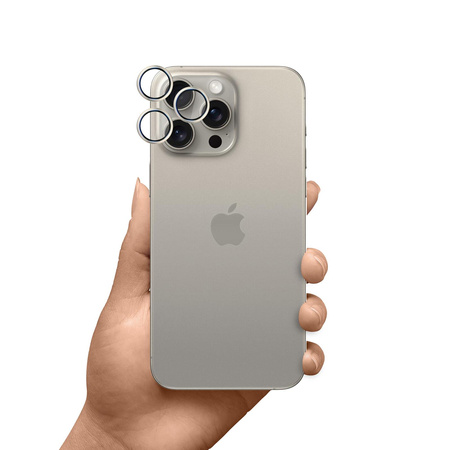 Apple iPhone 15 Pro - HARDY Lens Protection Pro Natural