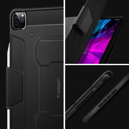 SPIGEN RUGGED ARMOR ”PRO” IPAD PRO 11” 2 / 3 / 4 / 2020-2022 BLACK
