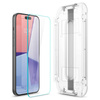 SZKŁO HARTOWANE SPIGEN GLAS.TR ”EZ FIT” 2-PACK IPHONE 15 / 16 CLEAR