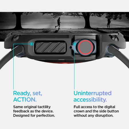 SPIGEN TOUGH ARMOR APPLE WATCH 10 / 11 (46 MM) BLACK