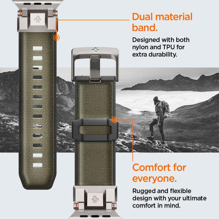 SPIGEN DURAPRO ARMOR APPLE WATCH 8 / 9 / 10 / 11 / SE / ULTRA (44 / 45 / 46 / 49 MM) MILITARY GREEN
