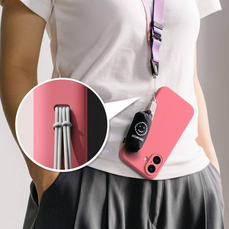 RINGKE SILICONE MAGNETIC MAGSAFE IPHONE 16 PINK