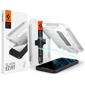 SZKŁO HARTOWANE SPIGEN GLAS.TR ”EZ FIT” 2-PACK IPHONE 13 / 13 PRO / 14