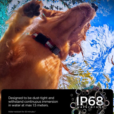 SPIGEN TOUGH ARMOR APPLE AIRTAG FOR PET COLLAR BLACK