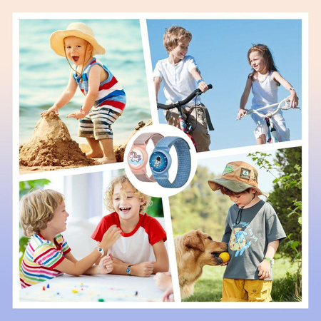 TECH-PROTECT NYLON FOR KIDS APPLE AIRTAG 1 / 2 ASTRONAUT