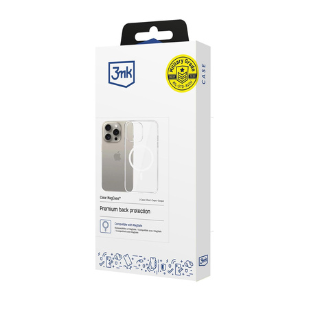 Apple iPhone 15 Pro - 3mk Clear MagCase