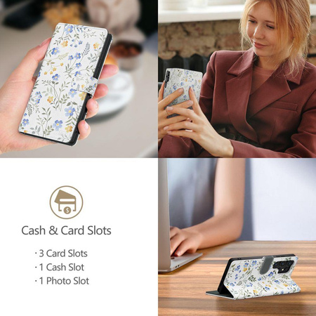 TECH-PROTECT WALLET IPHONE 16E SPRING FLOWERS