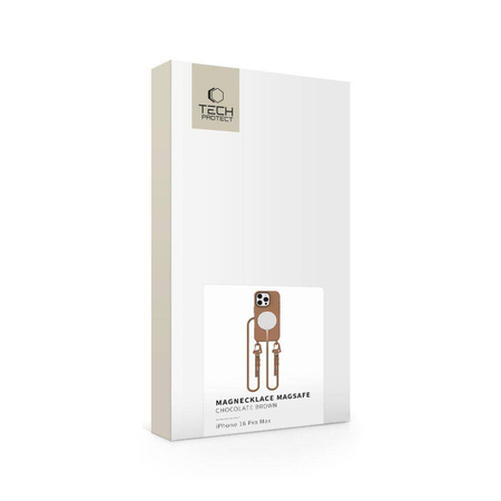 TECH-PROTECT MAGNECKLACE MAGSAFE IPHONE 16 PRO MAX CHOCOLATE BROWN
