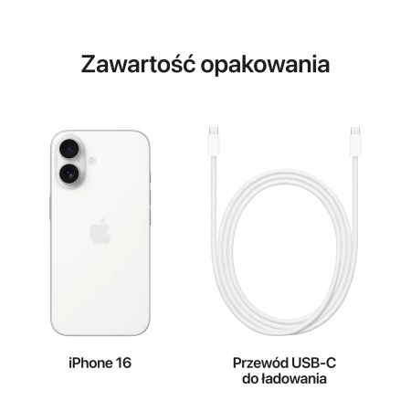 Apple iPhone 16 128GB Biały