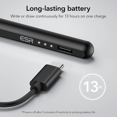 ESR DIGITAL+ MAGNETIC STYLUS PEN IPAD BLACK