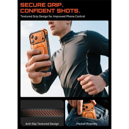 SUPCASE UB GRIP MAG MAGSAFE IPHONE 17 PRO CLEAR/CORAL