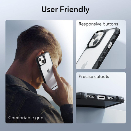 ESR AIR ARMOR IPHONE 14 PLUS / 15 PLUS CLEAR/BLACK