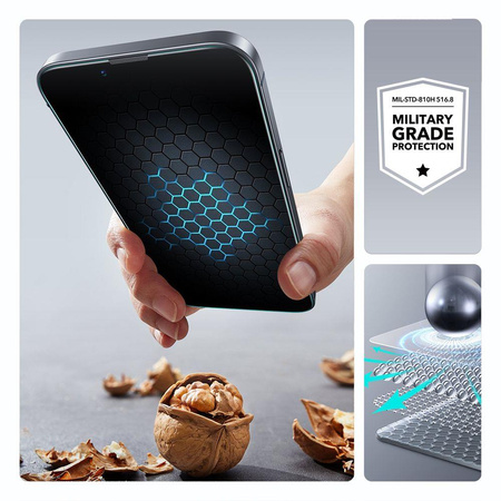 SZKŁO HARTOWANE ESR ULTRAFIT TEMPERED GLASS 2-PACK IPHONE 13 / 13 PRO / 14 / 16E CLEAR