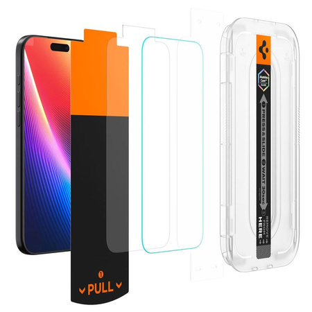 SZKŁO HARTOWANE SPIGEN GLAS.TR ”EZ FIT PRO” IPHONE 16 PRO MAX / 17 PRO MAX CLEAR