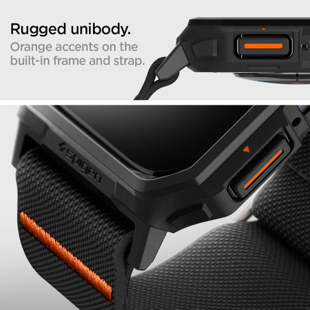 SPIGEN LITE FIT ”PRO” APPLE WATCH 4 / 5 / 6 / 7 / 8 / 9 / SE 1 / 2 / 3 (44 / 45 MM) MATTE BLACK
