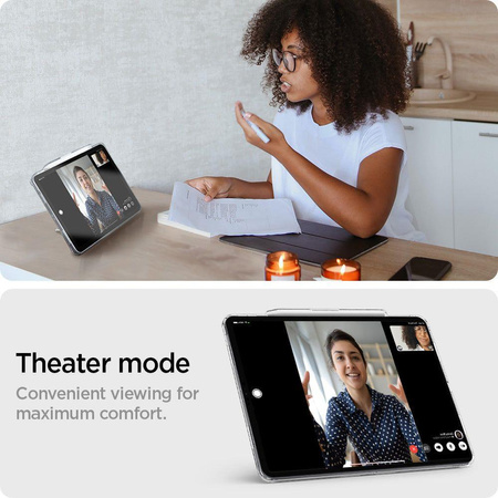 SPIGEN AIRSKIN HYBRID ”S” IPAD PRO 12.9” 4 / 5 / 6 / 2020-2022 CRYSTAL CLEAR