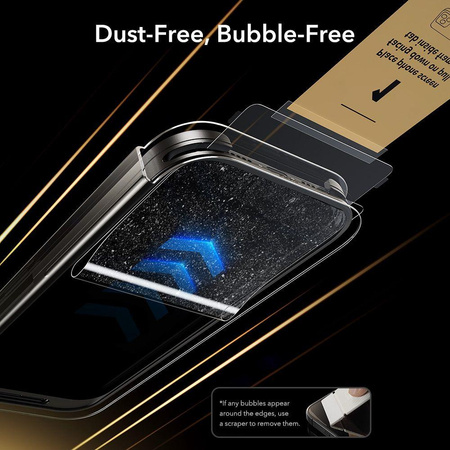 SZKŁO HARTOWANE ESR ULTRAFIT ARMORITE PRO TEMPERED GLASS IPHONE 16 PRO / 17 BLACK