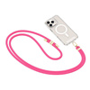 TECH-PROTECT C7S ROPE CROSSBODY STRAP HOT PINK/GOLD