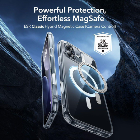 ESR CLASSIC HYBRID MAGSAFE & TEMPERED GLASS IPHONE 17 CLEAR
