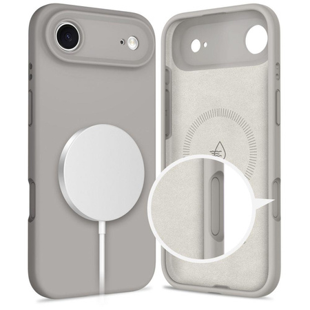 TECH-PROTECT SILICONE MAGSAFE IPHONE AIR STONE GREY