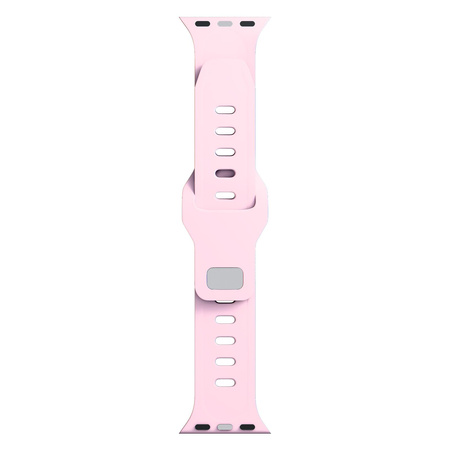38/40/41 mm Powder Pink - 3mk Silicone Watch Strap for Apple