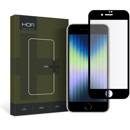 SZKŁO HARTOWANE HOFI GLASS PRO+ IPHONE 7 / 8 / SE 2020 / 2022 BLACK