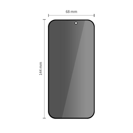 SZKŁO PRYWATYZUJĄCE TECH-PROTECT QUICK SET SPY+ 2-PACK IPHONE 15 / 16 PRIVACY